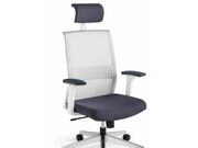 CADEIRA CONTATTO PRESIDENTE BRANCA GIRATÓRIA